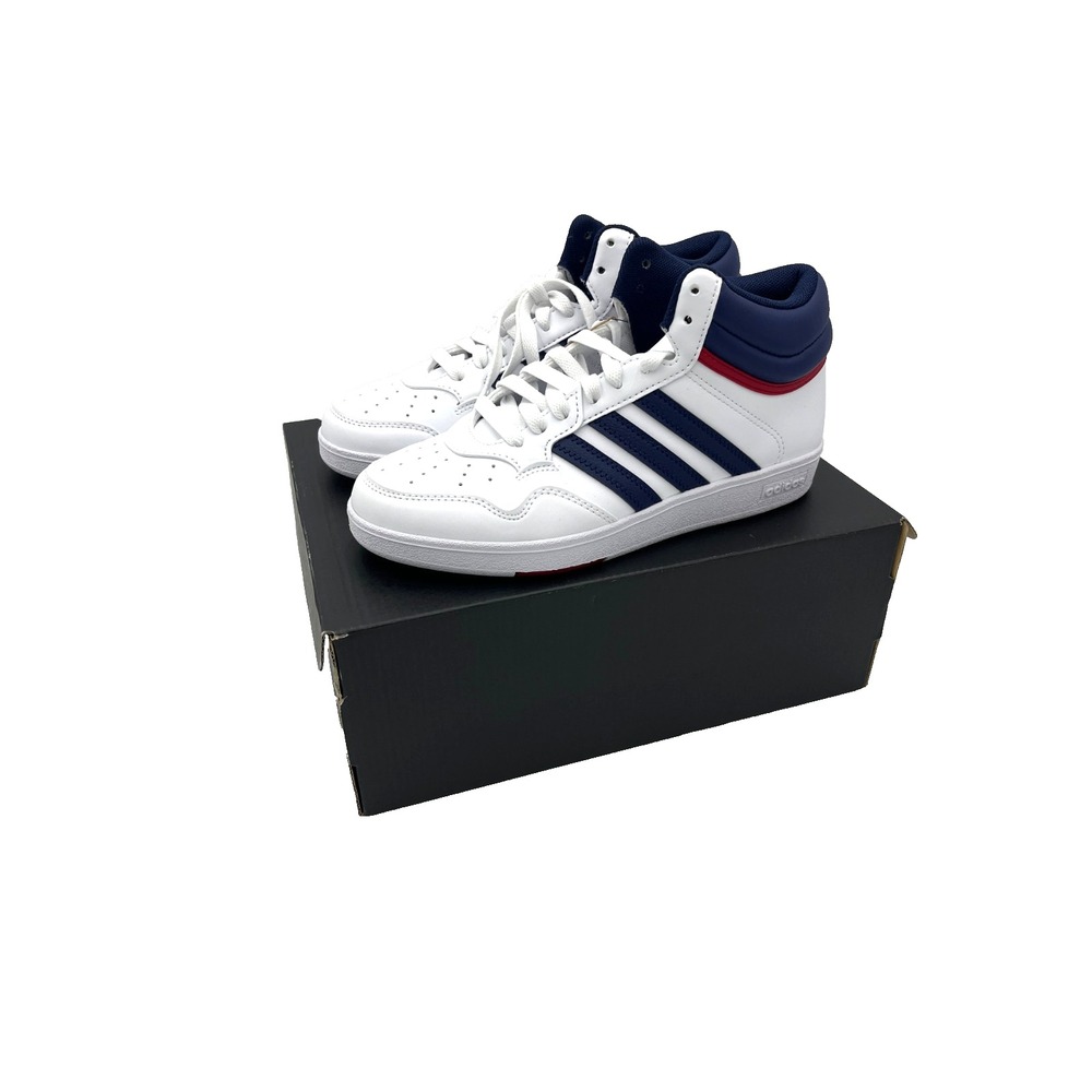 Adidas Hoops 4.0 Mid J Basketball Kids Athletic Sneakers Tennis Shoes 6.5
